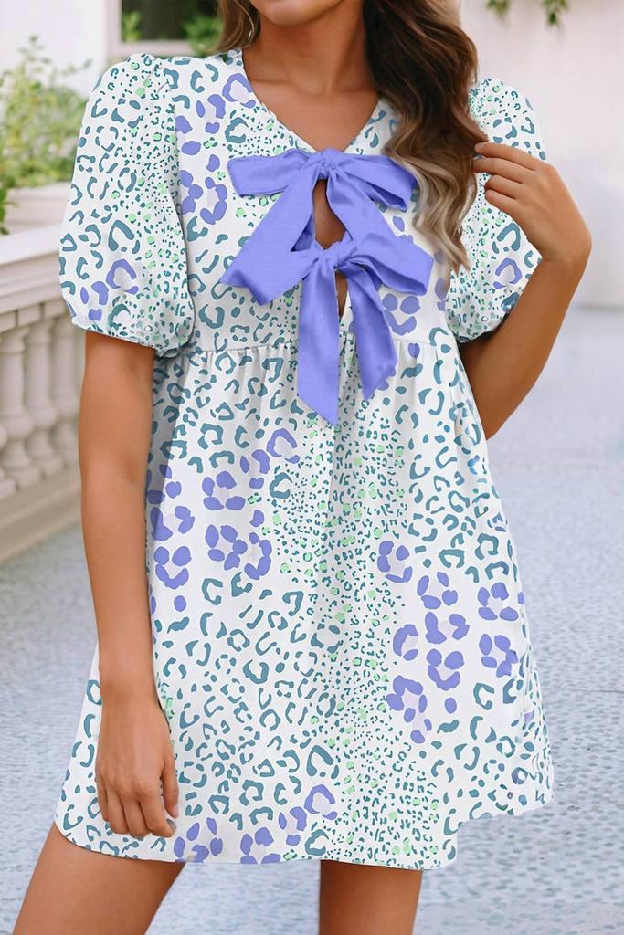 vintage pale blue dress Light Blue Cap Sleeves Tea Length Vintage Style Formal Dress, Blue Hom