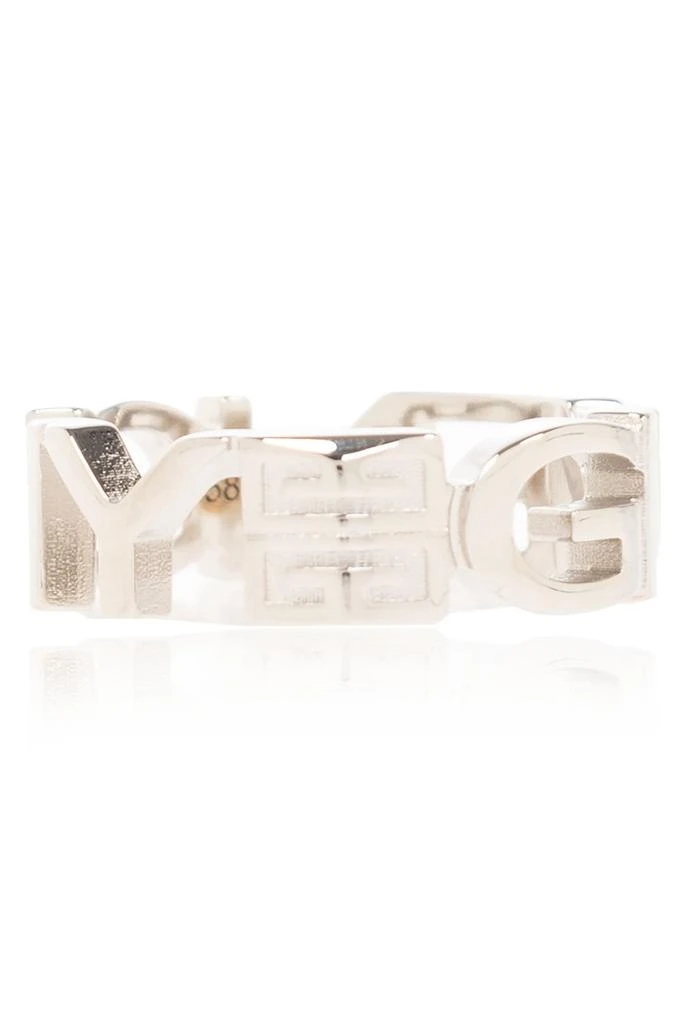 Givenchy Givenchy Logo Embellished Ring 2