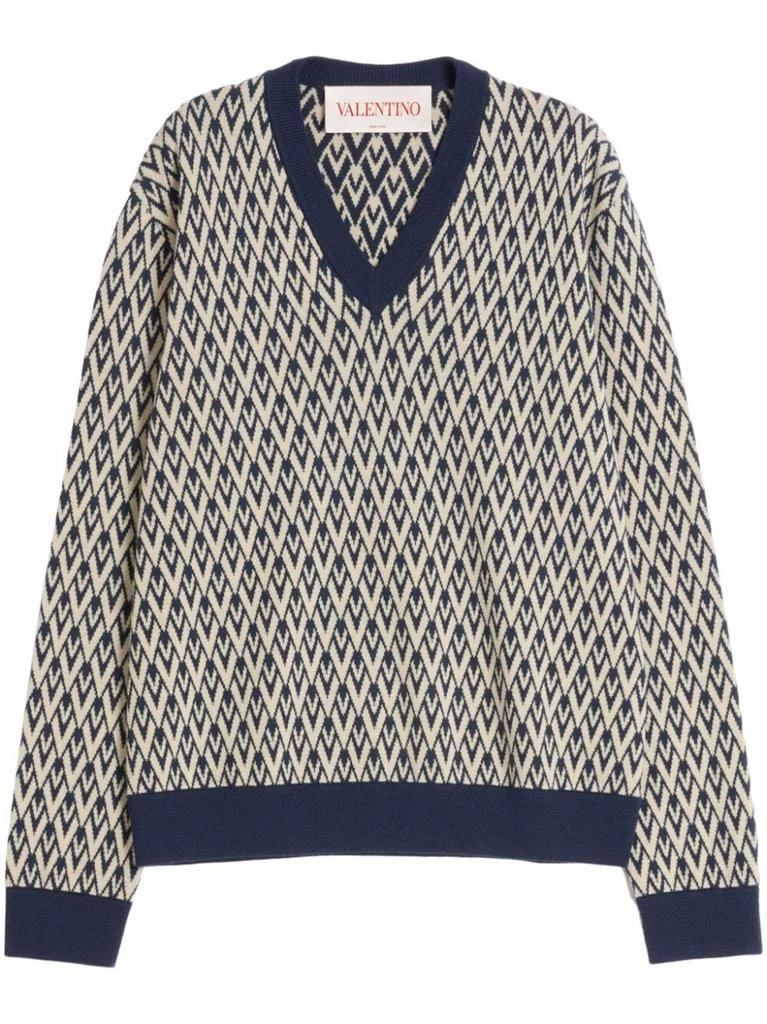 Valentino Valentino Garavani `Toute La V` Sweater 1