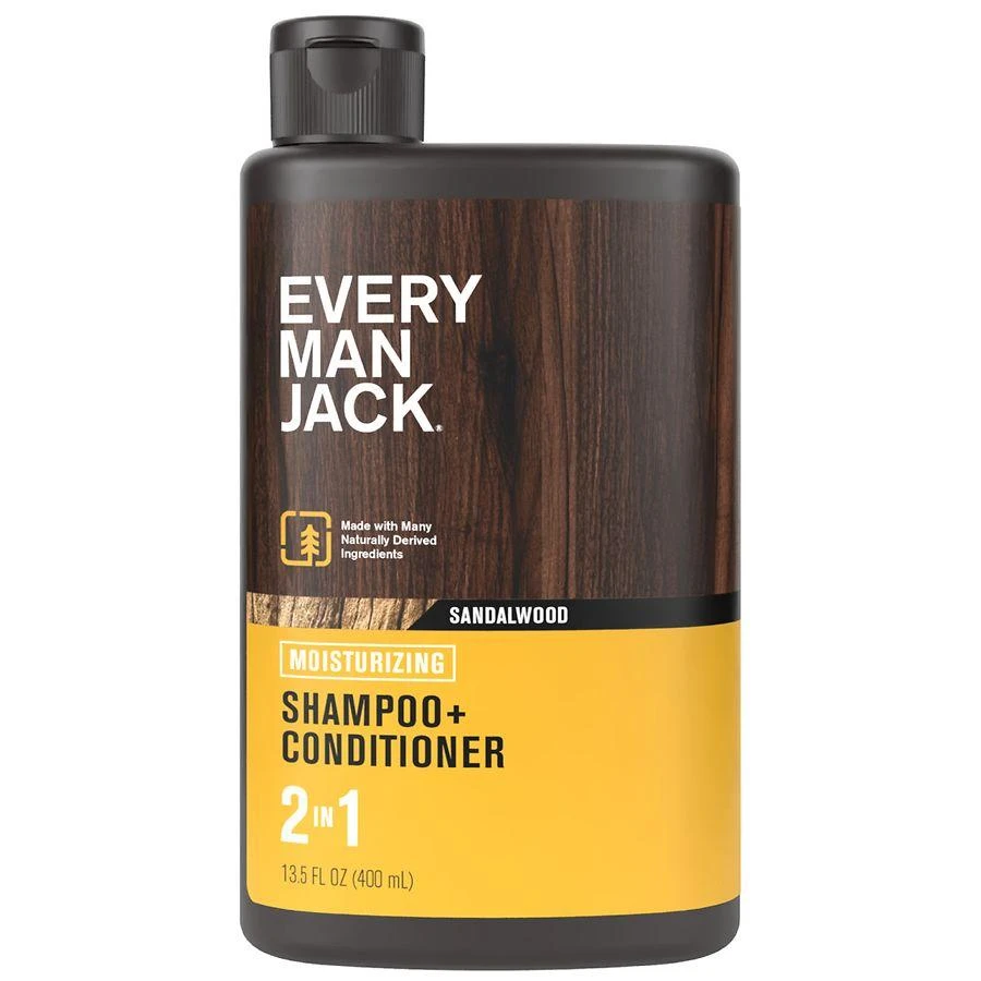 Every Man Jack 2-in-1 Shampoo + Conditioner Sandalwood 1