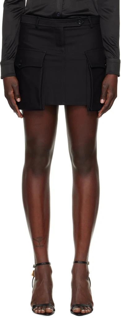 Tom Ford Black Large Patch Pocket Miniskirt