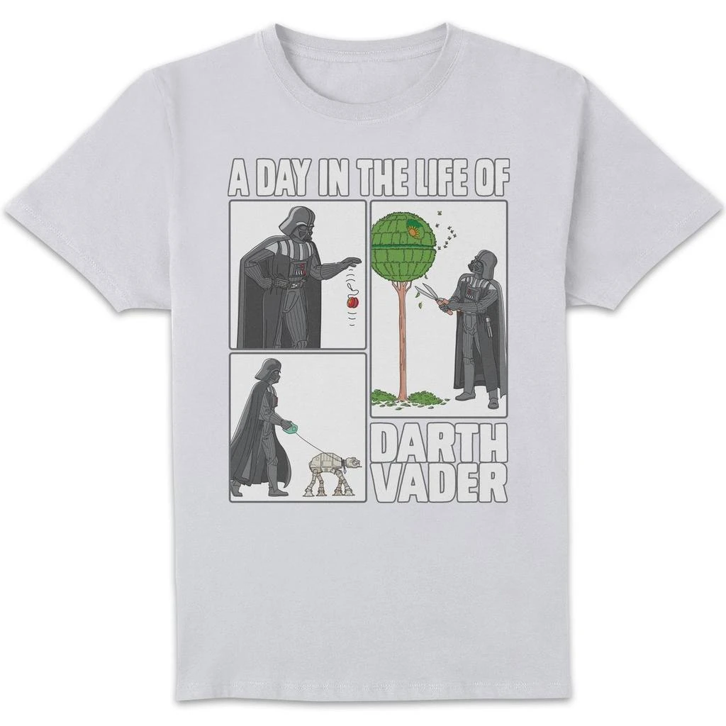 Star Wars Star Wars A Day In The Life Of Unisex T-Shirt - White 1