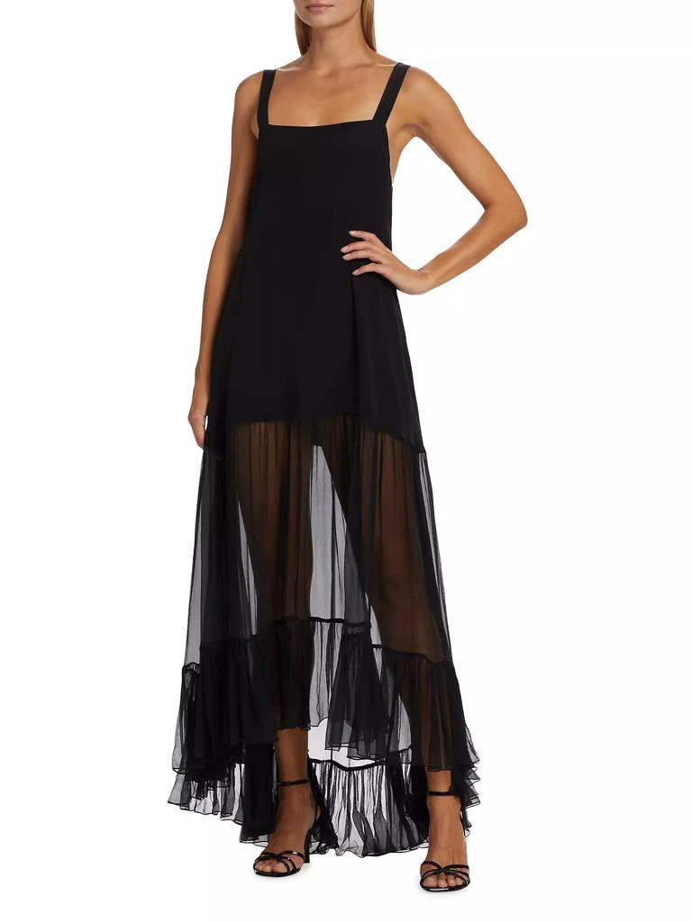 Azeeza Bellevue Silk Chiffon Maxi Dress 3