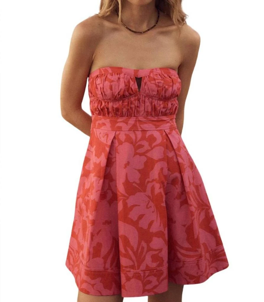 Shona Joy STRAPLESS BUSTIER MINI DRESS 5