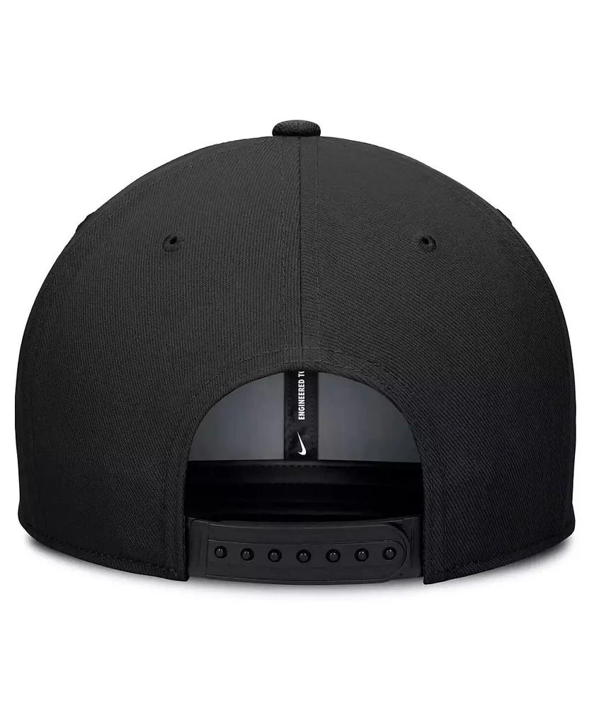 NIKE Men's Black Cincinnati Reds Pro Performance Snapback Hat 4
