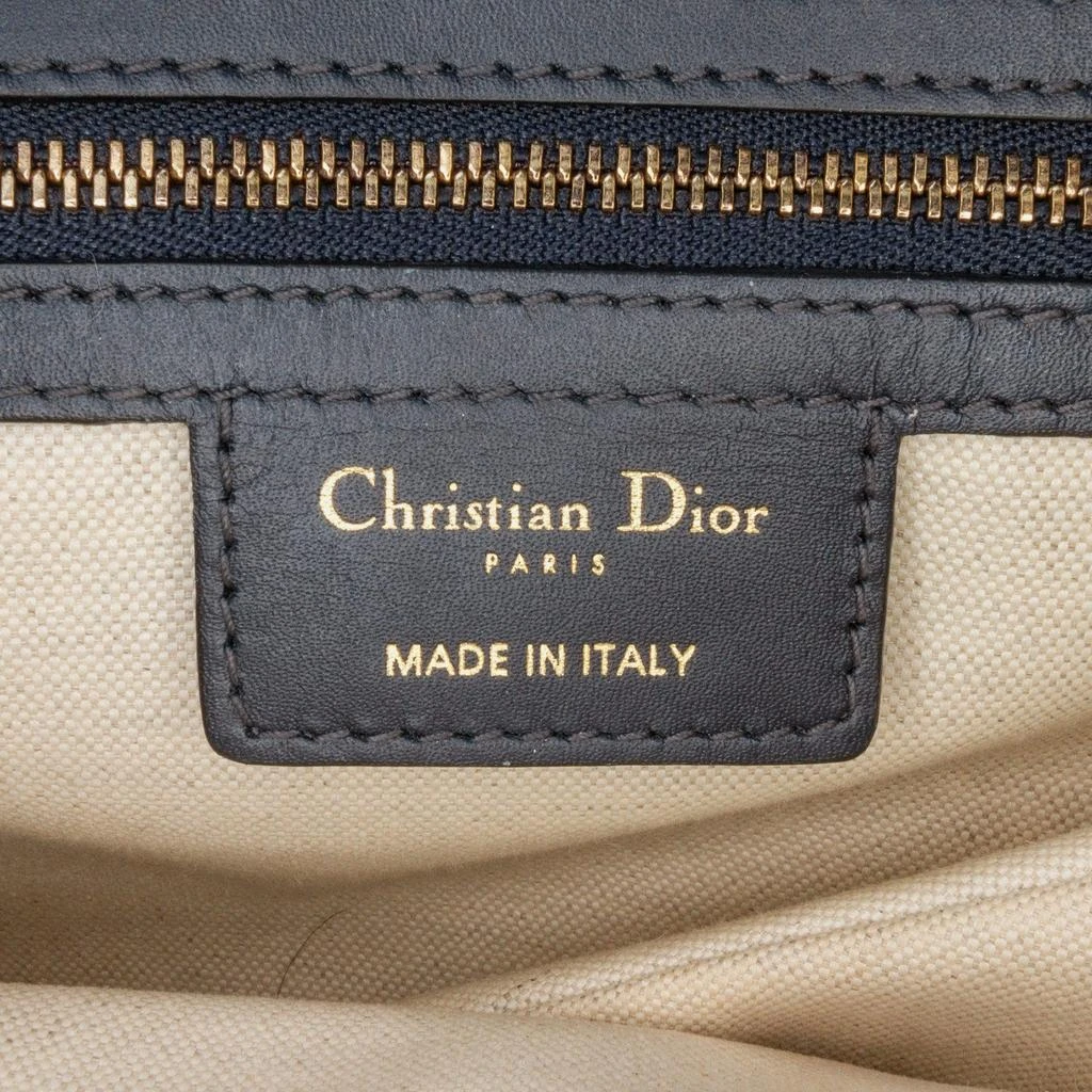 Dior Dior Blue Mini Oblique Canvas Saddle Bag 8