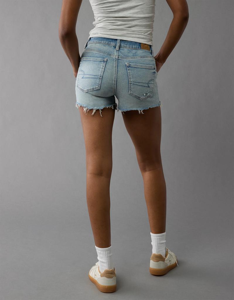 AE AE Next Level Ripped High-Waisted Denim Short Short