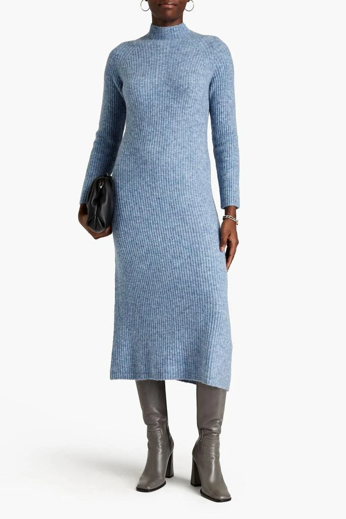 Maje Ribbed-knit midi dress 2