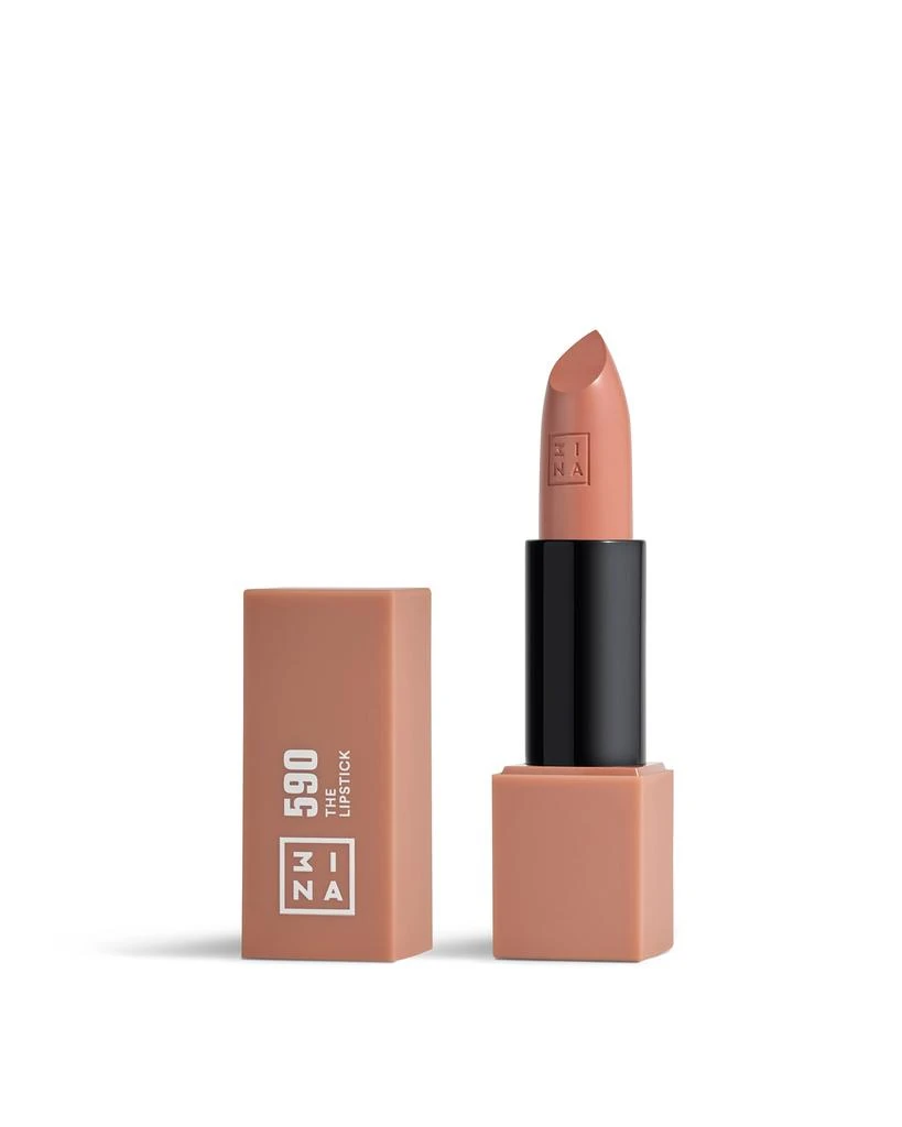 3Ina The Lipstick - 590 Warm Nude by  for Women - 0.16 oz Lipstick 1