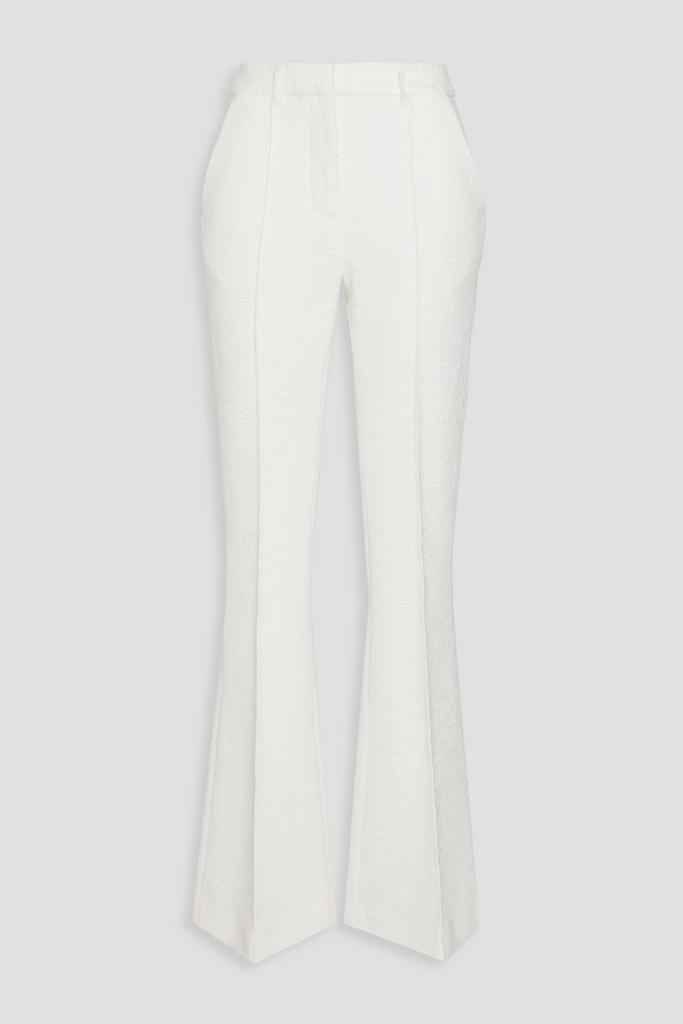 REBECCA VALLANCE Claire bouclé-tweed flared pants
