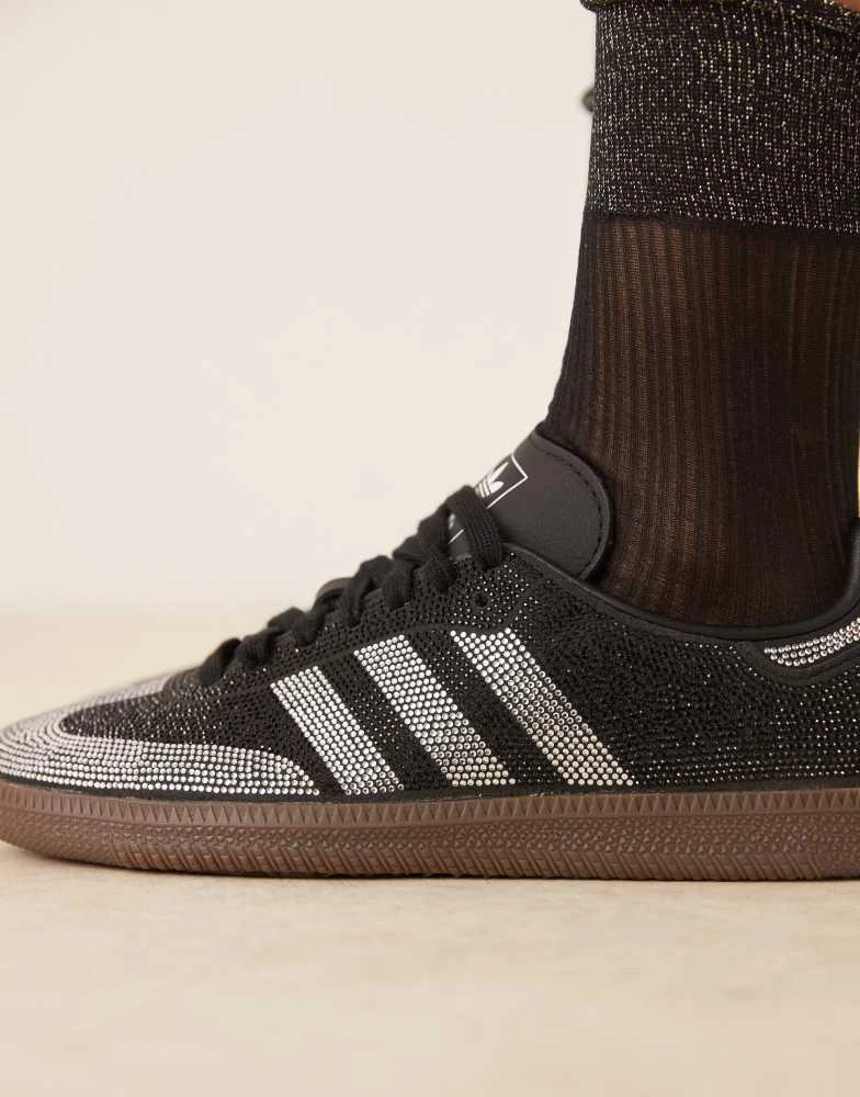 Adidas adidas Originals Samba OG rhinestone trainers in black 4