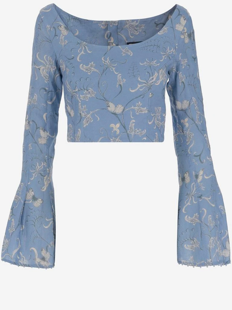 Agua by Agua Bendita Agua by Agua Bendita Floral Long Sleeve Top 1