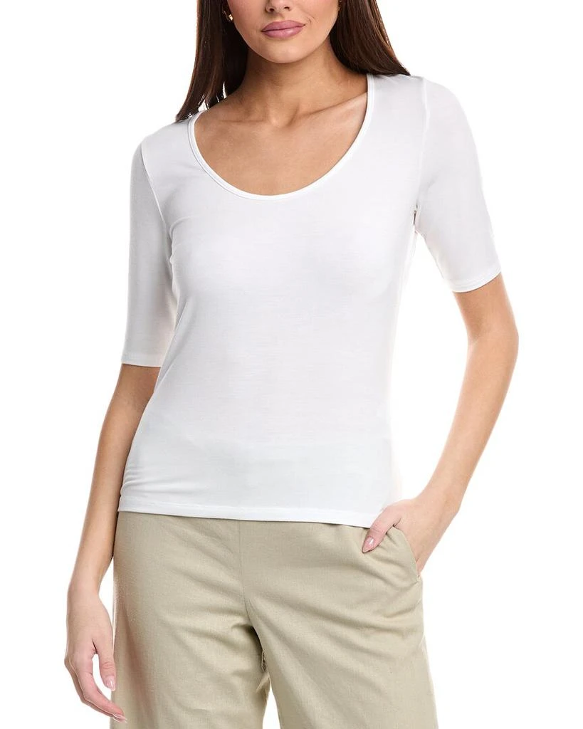 Vince Elbow-Sleeve Scoop Neck T-Shirt 1