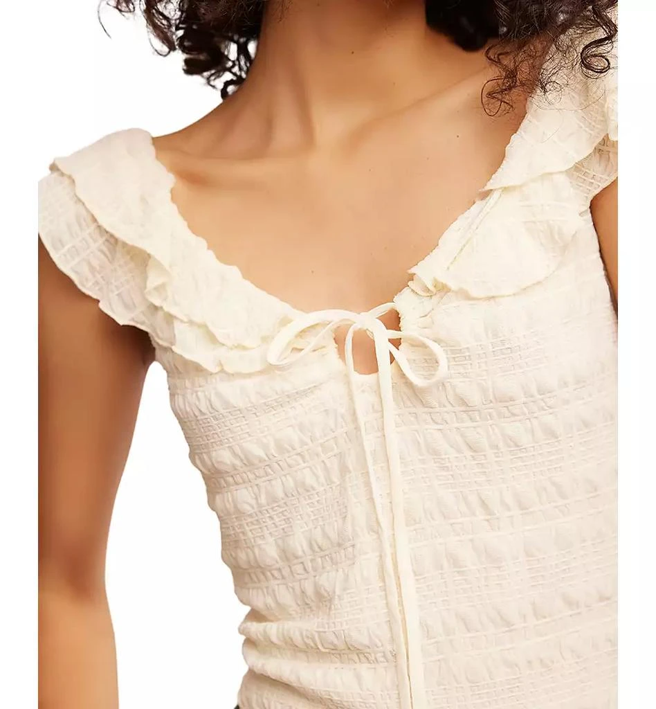 Free People Women's Love You More Ruffle Top 3