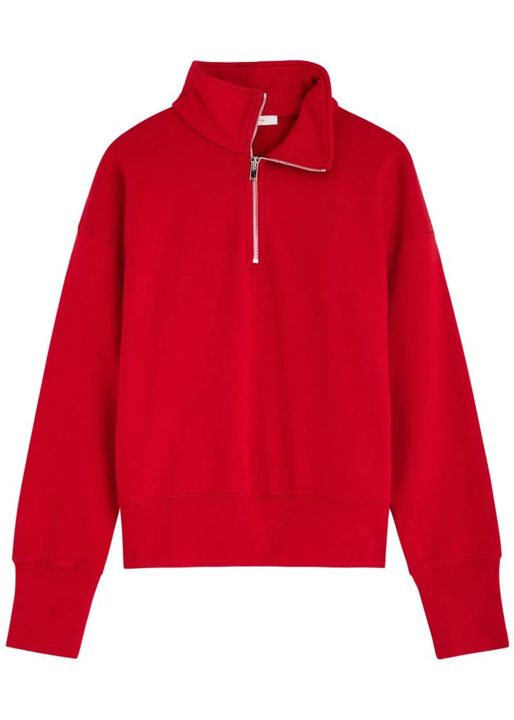 The Row Stanfield half-zip jersey sweatshirt  1
