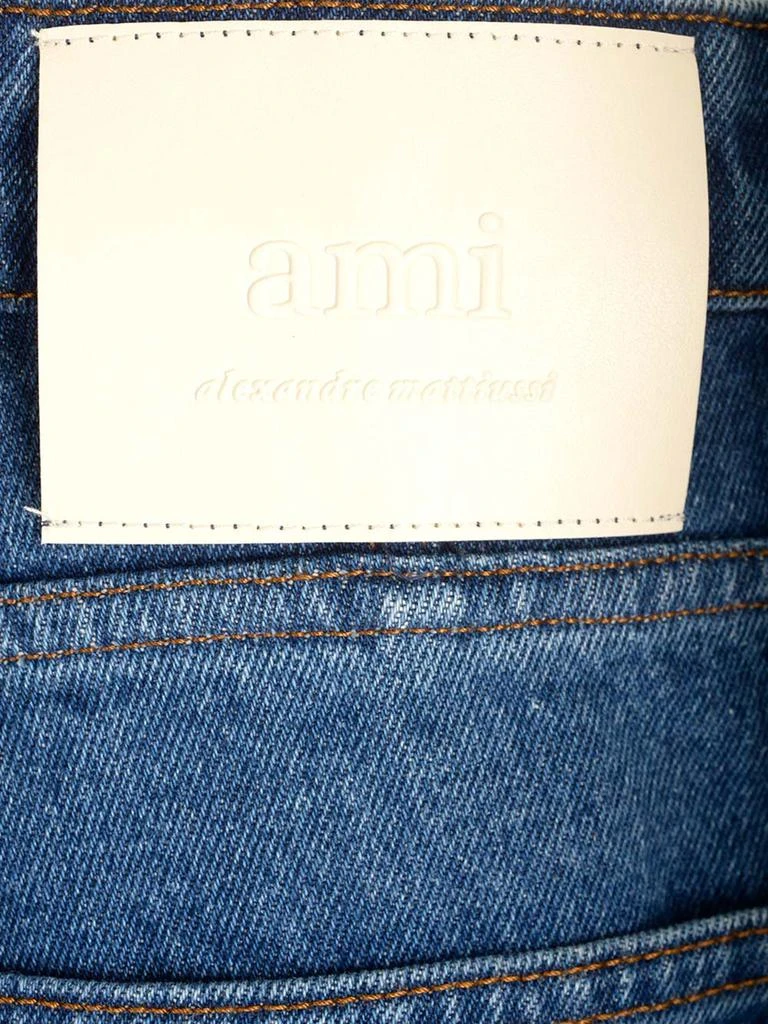 AMI AMI Logo Patch Straight-Leg Jeans 4