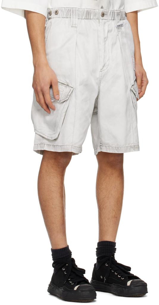 Maison MIHARA YASUHIRO Gray Cargo Shorts