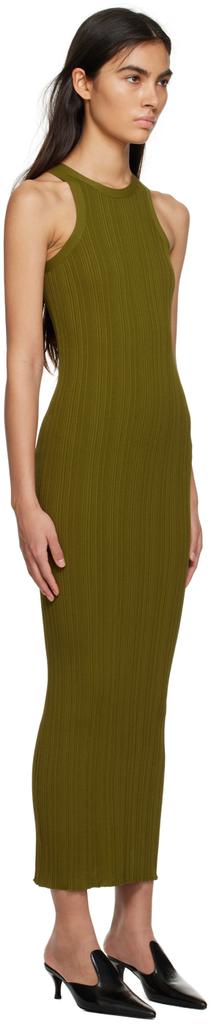 TOTEME Khaki Seamless Midi Dress