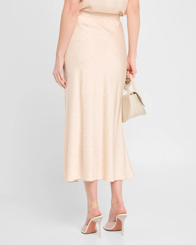 St. John Crystal Embellished Jersey Skirt 3