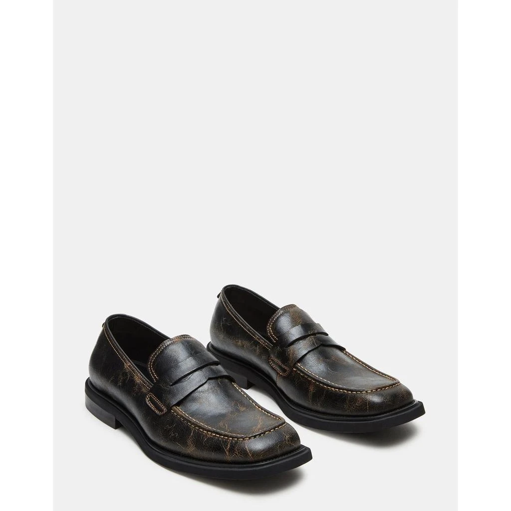 Pericon Black Distressed  On Sale Now with Up to 32% Off | Discover  Exclusive Deals & Savings at BeyondStyle  Authentic Steve Madden men|dress| shoes with Limited-Time Discounts, Free Shipping, and Price