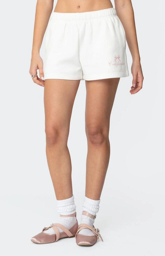 Edikted Cali Bow Sweat Shorts 2