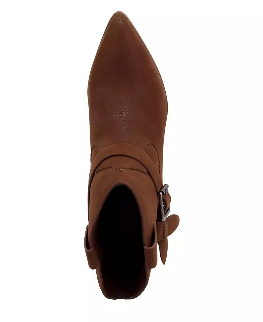 MIA Women's Clement Stacked Heel Western Prairie Booties 4
