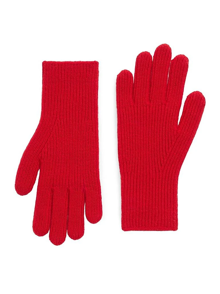 Totême Rib-Knit Cashmere Gloves 1