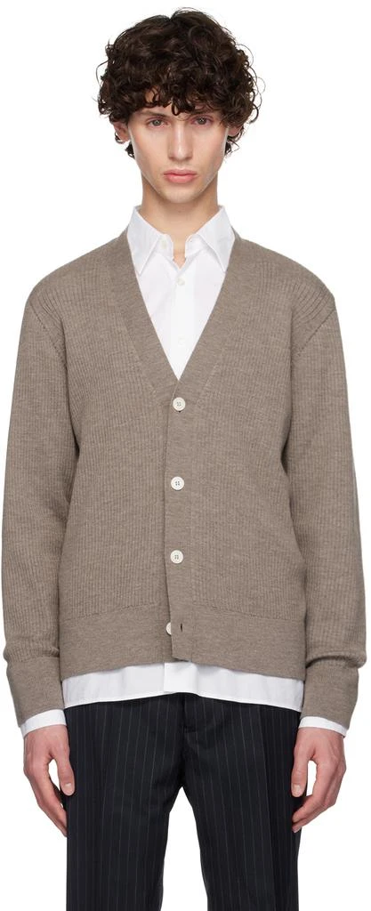 Officine Générale Taupe Miles Cardigan 1