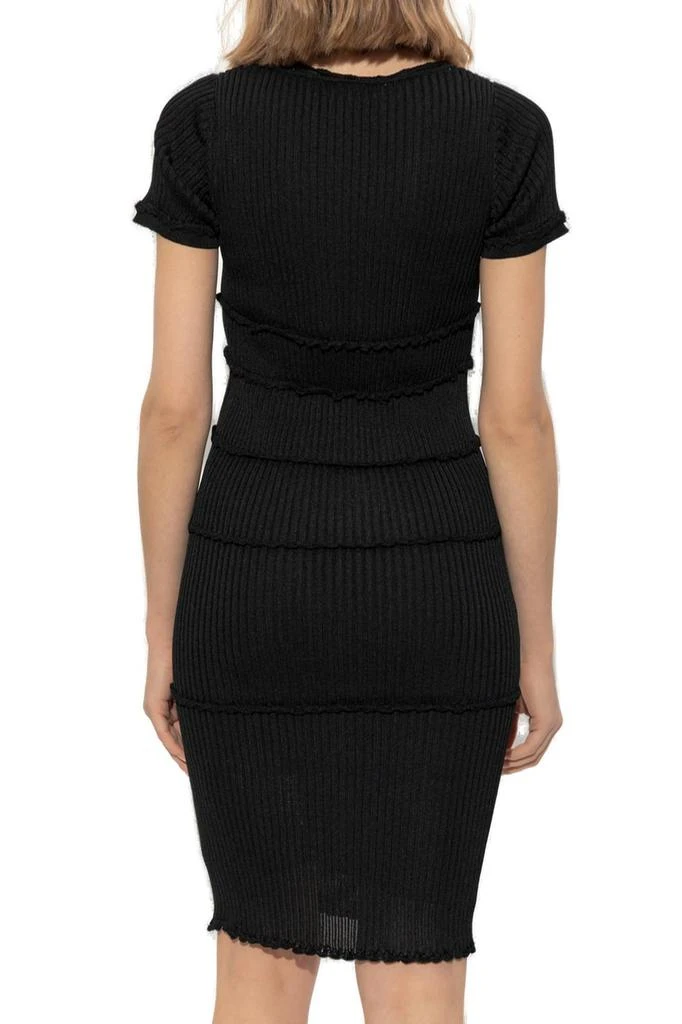 DSQUARED2 Dsquared2 Short-Sleeved Midi Ribbed Dress 3
