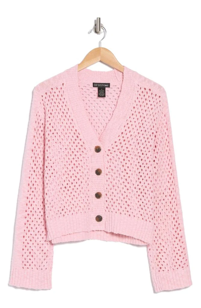 Design History Open Knit Cardigan 3