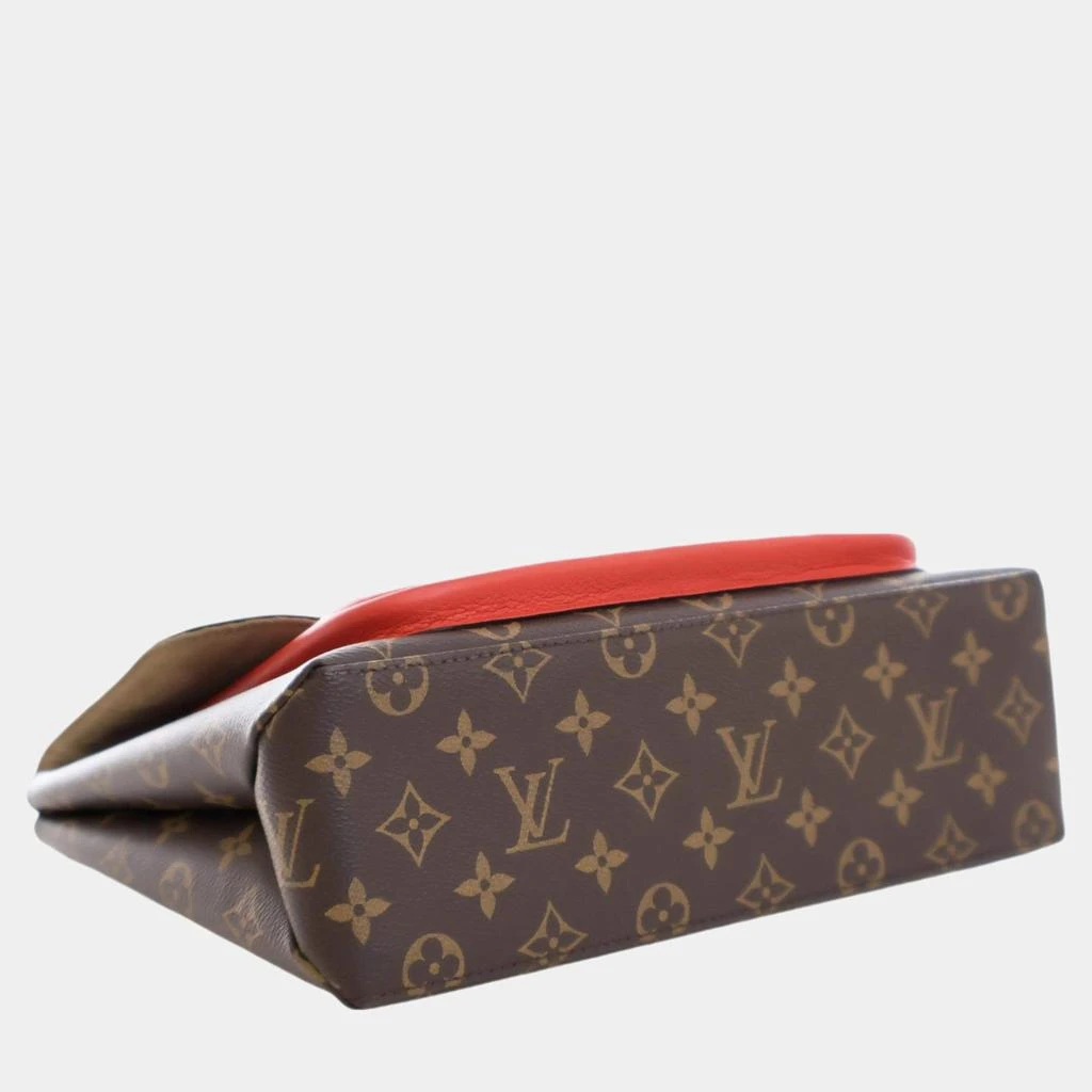 Louis Vuitton Louis Vuitton Brown/Red Monogram Canvas Marignan Top Handle Bag 4
