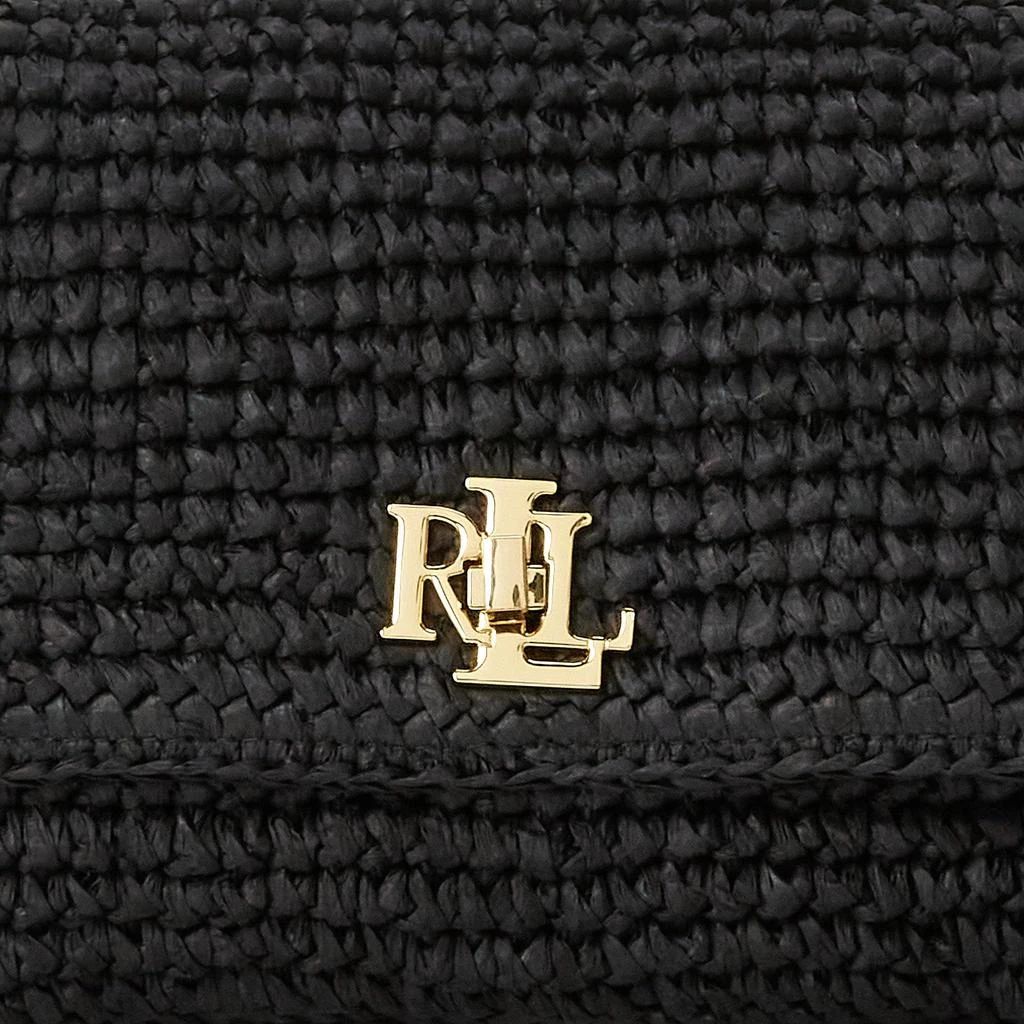 Lauren Ralph Lauren Woven Straw Medium Sophee Bag 5