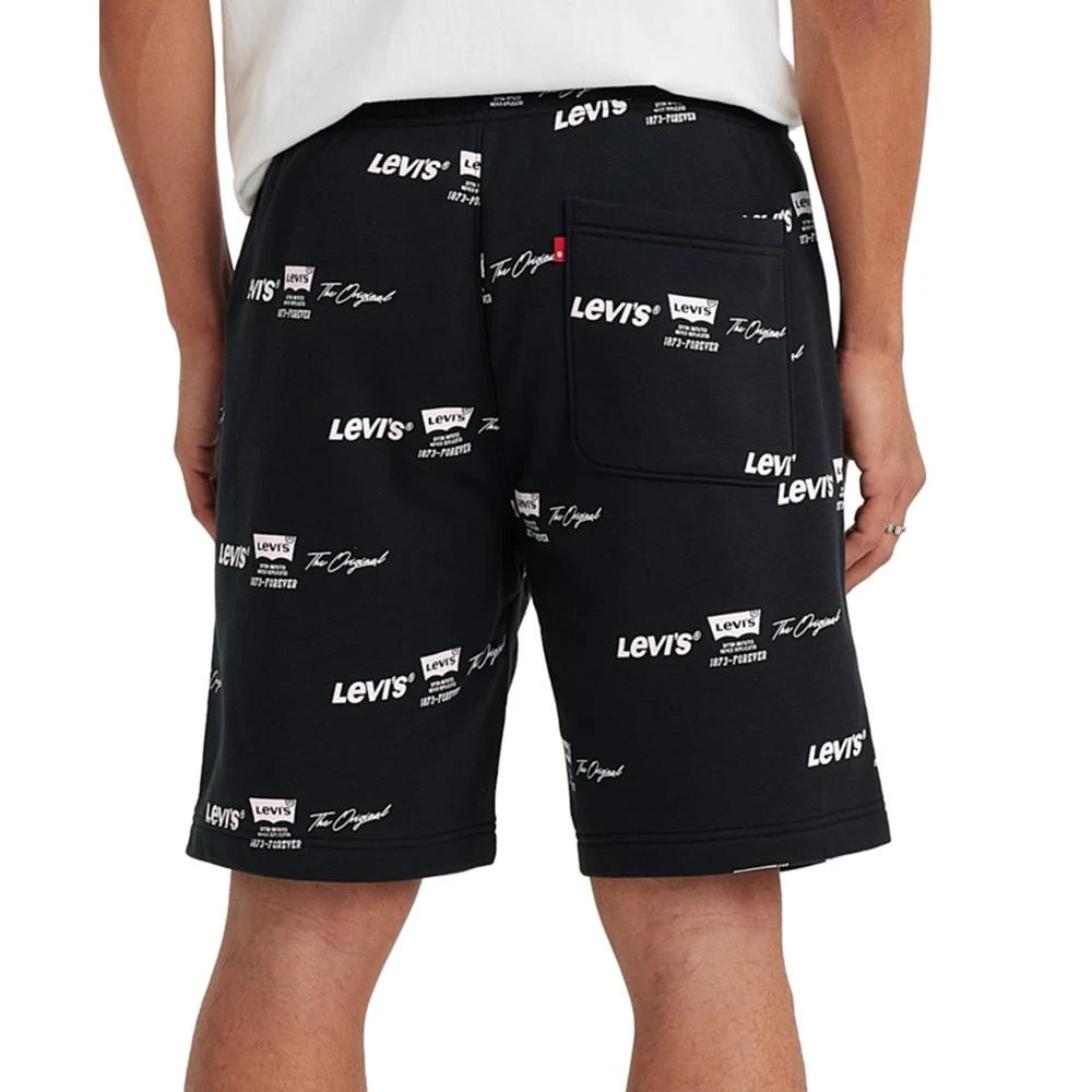 Levi's Men's Relaxed Fit Drawstring Allover Logo Print Shorts 2