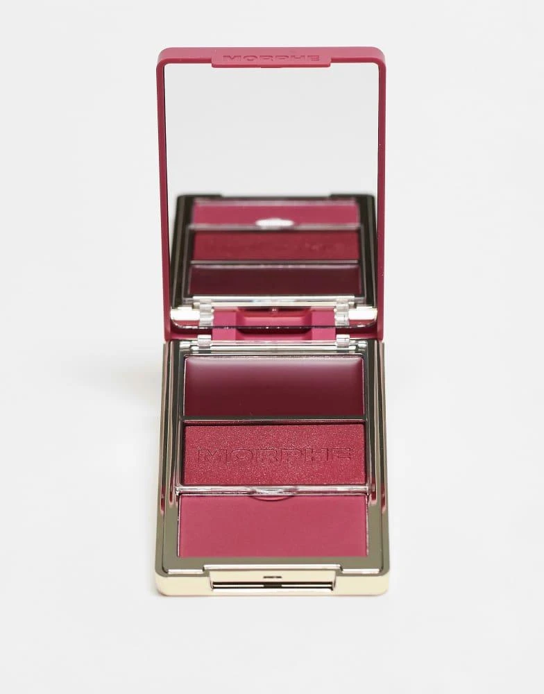MORPHE Morphe Cheek Thrills Multi - Finish Face Trio - Wine and dine 1