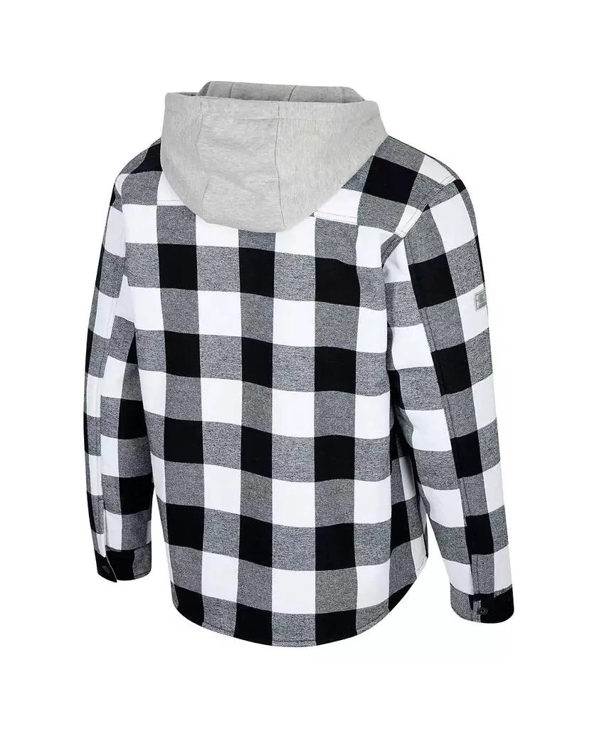 Colosseum Men's Black/White Florida State Seminoles Buffalo Plaid Full-Zip Jacket 2