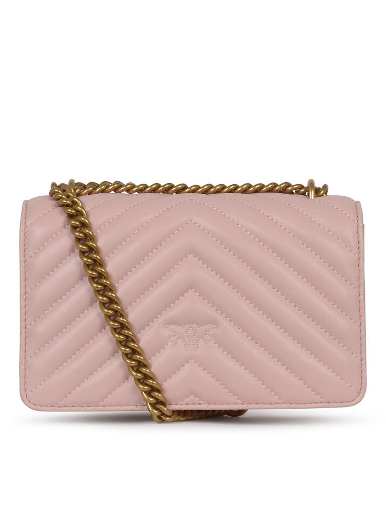 PINKO Pinko Love One Chevron Quilted Mini Crossbody Bag