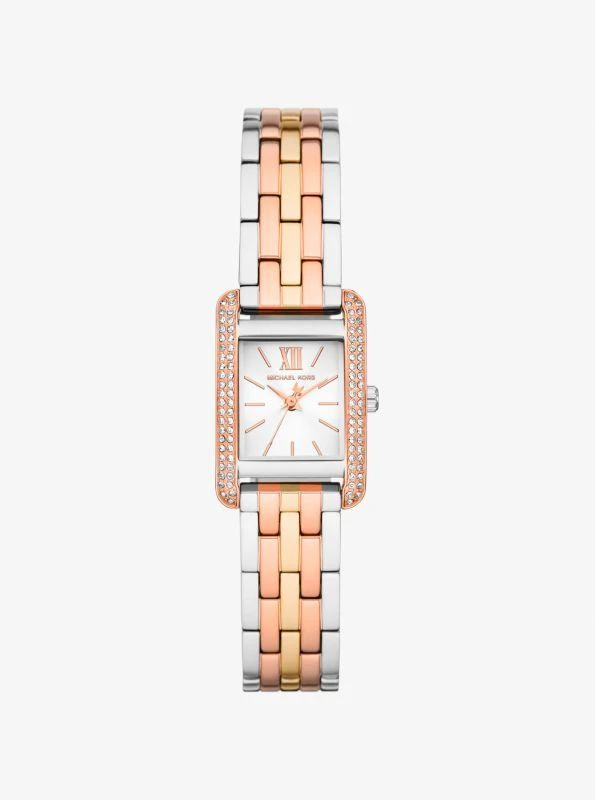 Michael Kors Mini Monroe Pavé Tri-Tone Watch 1