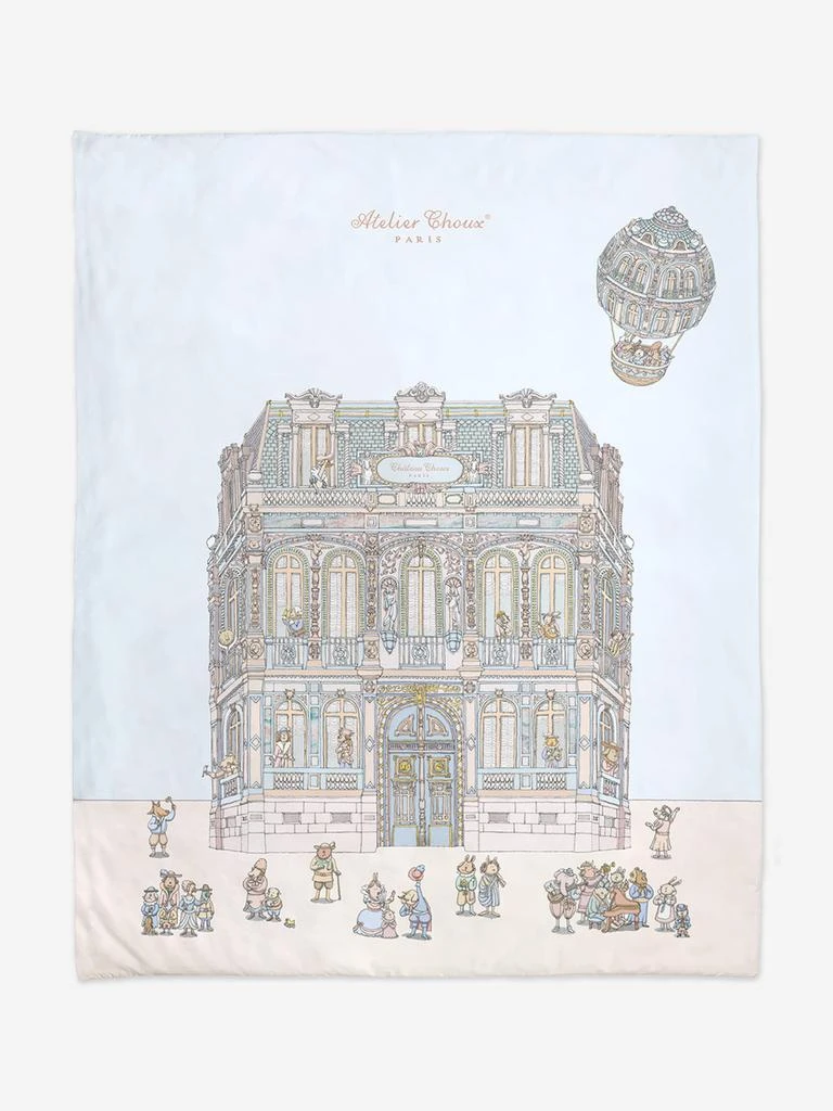 Atelier Choux Atelier Choux Baby Le Gateau / Chateau Choux Reversible Quilt in White (130cm) 3