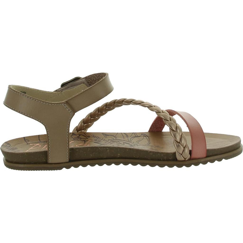 Blowfish Mylo Womens Slip On Open Toe Ankle Strap