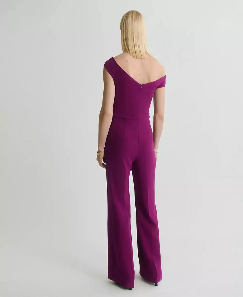 Mango Women's Asymmetric Neck Long Jumpsuit 3