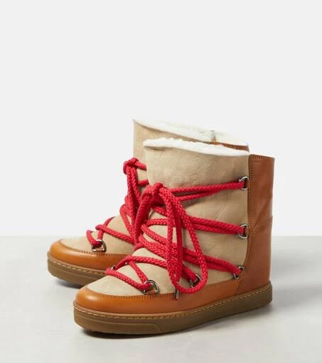 Isabel Marant Nowles leather snow boots 5