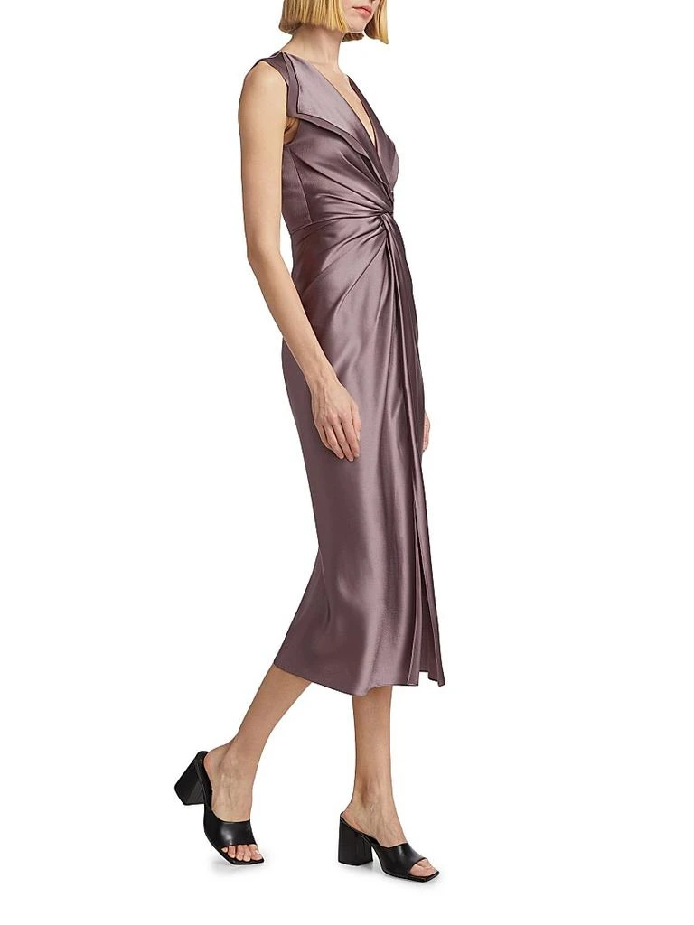 PRABAL GURUNG Lily Twist Front Midi-Dress 3