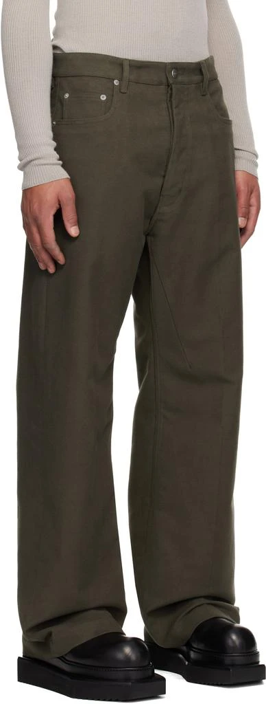 Rick Owens Khaki Concordians Geth Jeans 2