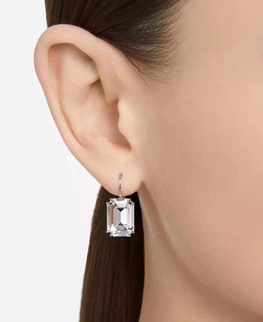 Swarovski Octagon Crystal Drop Earrings 5