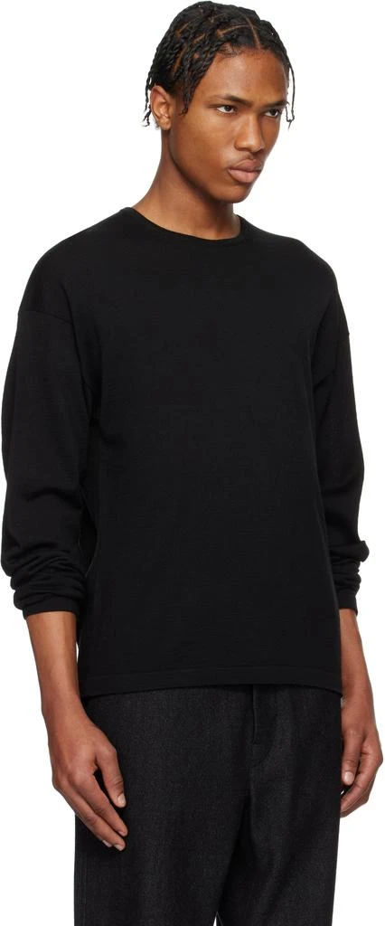Lemaire Black Crew Neck Sweater 2