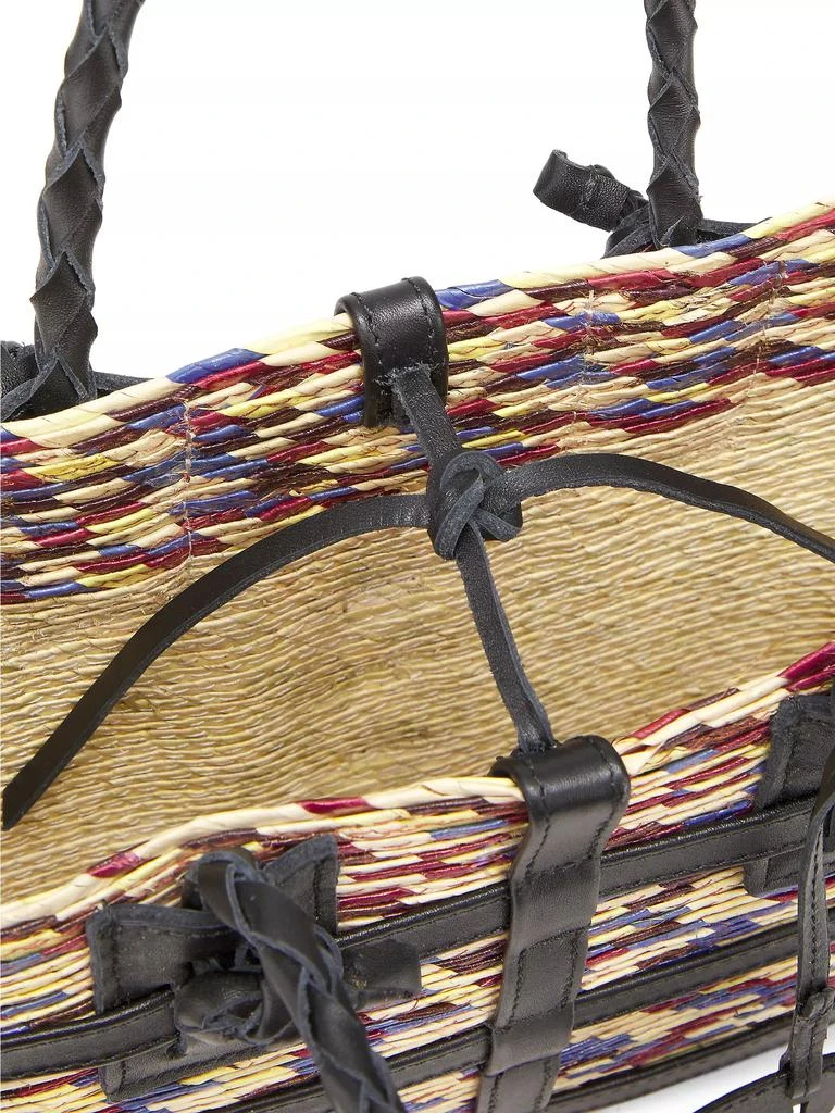Altuzarra Watermill Raffia Mini Tote Bag 5