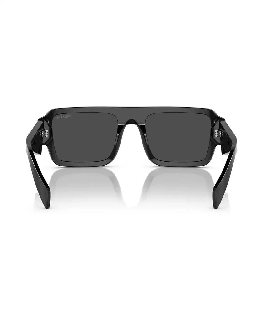 Prada Low Bridge Rectangular Men's Sunglasses, PR A05SF 3