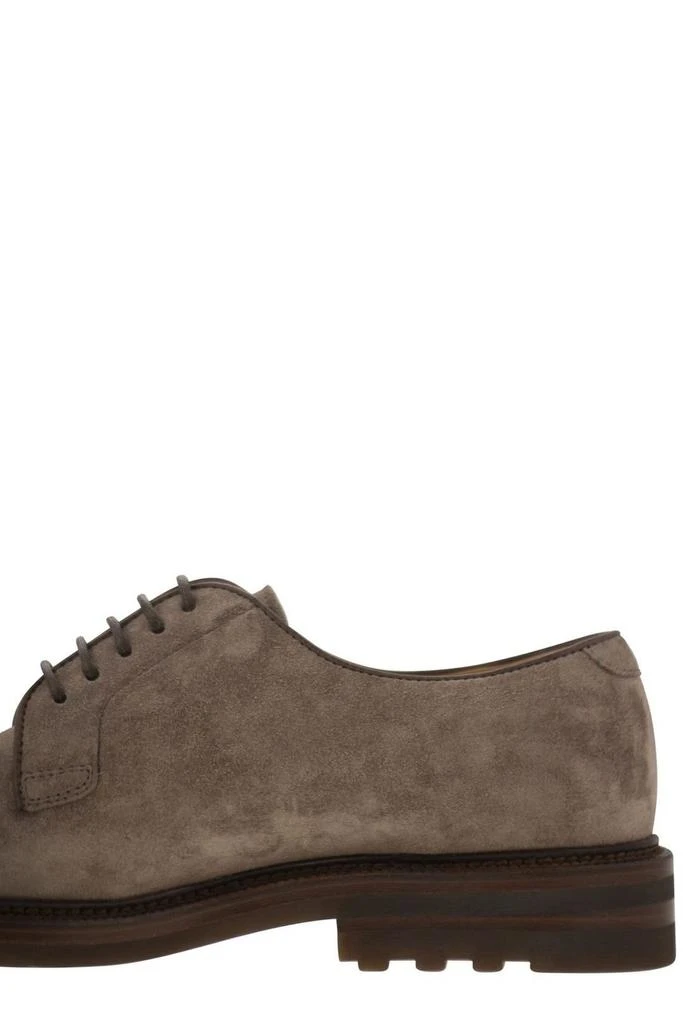 Brunello Cucinelli Brunello Cucinelli Round-Toe Lace-Up Derby Shoes 7