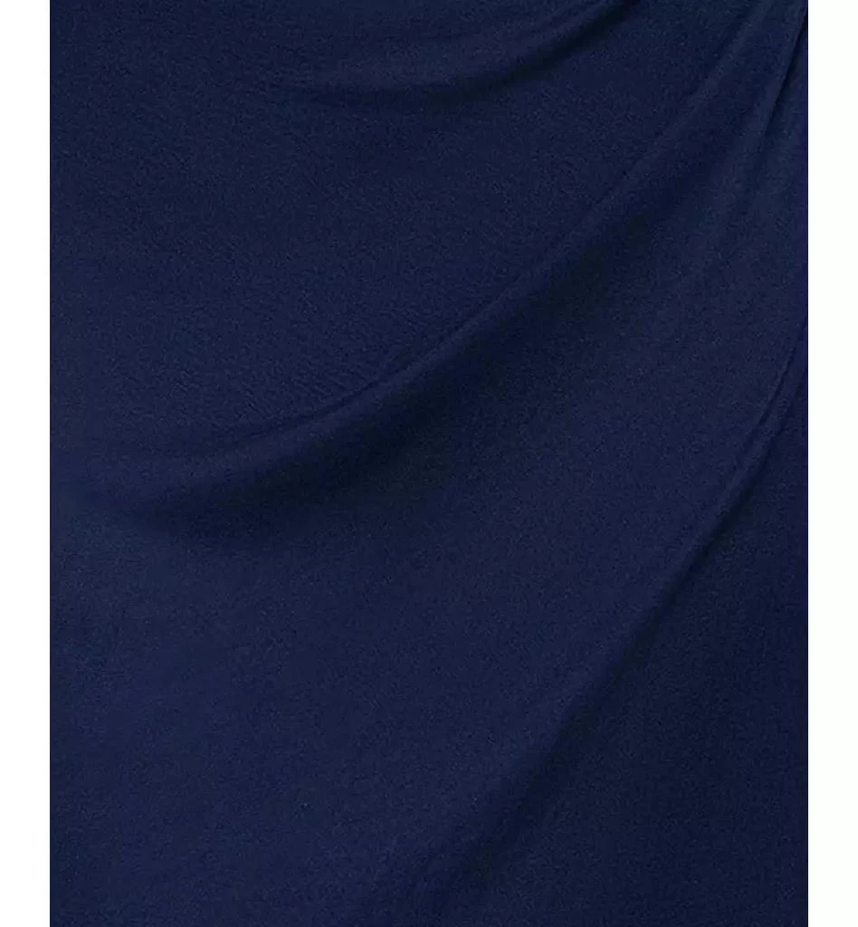 XSCAPE Plus Size Sheer Boat-Neckline Long Sheath Dress 5