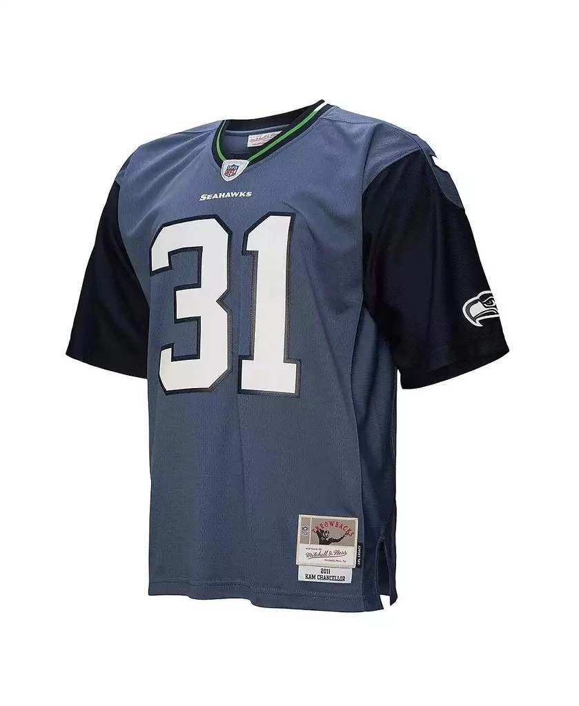 Mitchell & Ness Men's Kam Chancellor Blue Seattle Seahawks 2011 Legacy Replica Jersey 2